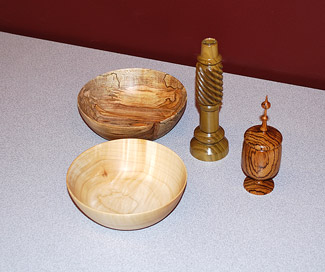 bowls box & vase
