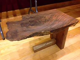 Slab Table by Andy Colletti - Walnut slab table