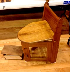 Chair and Foot Rest for playing Classical Guitar - other details missing Guitar Chair