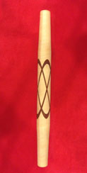 Celtic Knot French Rolling Pin by Stinnes Jordan - Maple & Mahogany rolling pin