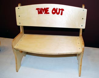 Time Out Bench by Charles Kindig - Baltic Birch Plywood Time Out Bench by Charles Kindig