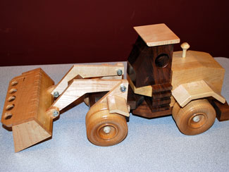 Toys by Karl Kelly --- Walnut & Maple truck 1