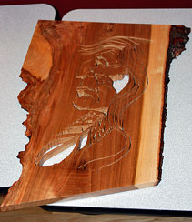 Native American Portrait by Gary Morris scroll 3
