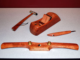 Tools by Don Clarke --- Bubinga, Holly, Ebony, Silver Clarke Tools