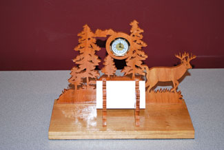 Business Card Holder by Michele Grandonico --- Cherry business card holder