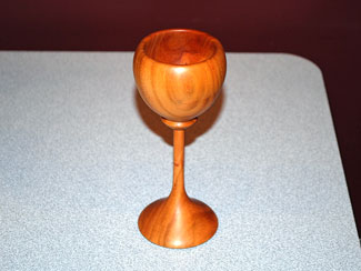 Wine Glass by Tom Berg -- Cherry Wine Glass