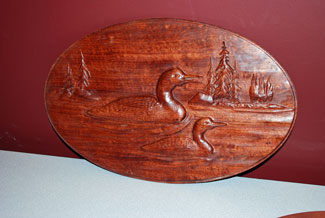 Loons by Ken Dunlap -- Bubinga Loons