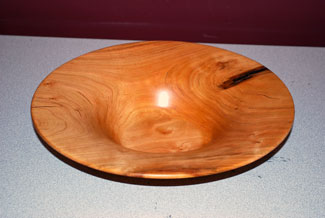 Wine Glass by Tom Berg -- Cherry bowl