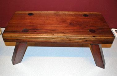 Bench by Bill Lancaster - Walnut Bench by Bill Lancaster