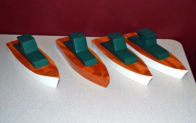 Bandsaw Boats by Chris Calvin - Fir Bandsaw Boats by Chris Calvin