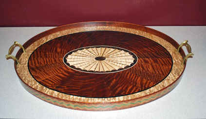 Oval Tray by Barry Jones - Various Woods Oval Tray by Barry Jones