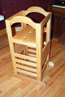 Learning Tower by Gary Enterline - Oak Learning Tower by Gary Enterline
