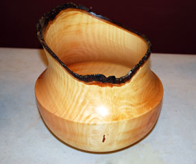 Natural Edge Bowl by G. Scott Kilgore - Bradford Pear Natural Edge Bowl by G. Scott Kilgore