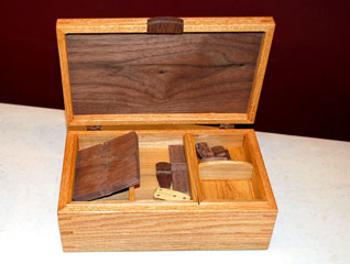 Box by Mike Daigle - Oak and Walnut Box by Mike Daigle
