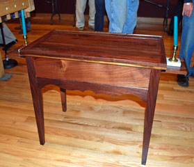 Tea Table by Bill Lancaster - Walnut Tea Table by Bill Lancaster