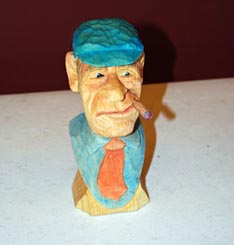 Carving by Vince DiCarlo - Basswood Carving by Vince DiCarlo