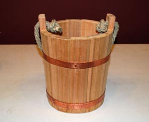 Coopered Barrel by Madison Trump - White Oak Coopered Barrel by Madison Trump