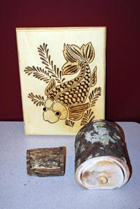 Pyrography & Natural Edge Band Saw Box by Bob Choban - Pyrography & Natural Edge Band Saw Box by Bob Choban