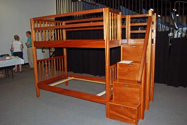 Bunkbeds by Robert Tepper - Sapele Bunkbeds by Robert Tepper