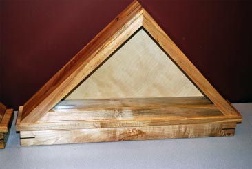 Flag Case by Dennis Satterfield - Spalted Maple Flag Case by Dennis Satterfield