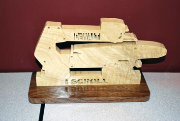 Scrollsaw by Gary Morris - Poplar & Walnut Scrollsaw by Gary Morris