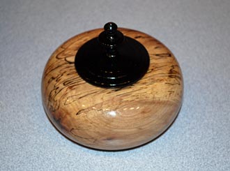 Hollow Form by Sandy Cochran - Spalted Maple Hollow Form by Sandy Cochran