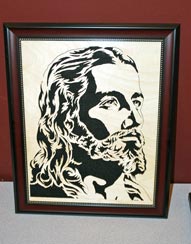 Jesus Portrait by Gary Morris - Baltic Birch Jesus Portrait by Gary Morris