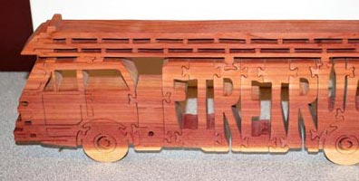 Fire Truck Puzzle by Gary Morris - Cedar Fire Truck Puzzle by Gary Morris