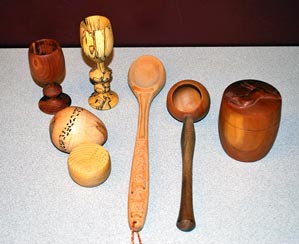 Turnings by Ken Dunlap - Various Woods Turnings by Ken Dunlap
