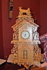 Birmingham Clock by Michelle Grandonico - White Oak Birmingham Clock by Michelle Grandonico