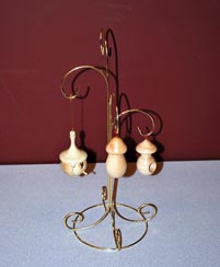 Ornaments by Dave Paul - Maple & Pecan Ornaments by Dave Paul