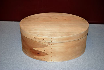 Oval Shaker Box by Lamar Delaney - Cherry Oval Shaker Box by Lamar Delaney