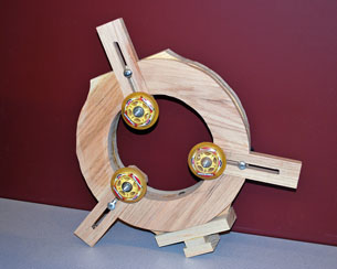 Lathe Steady Rest by Dean Loomis - Oak Lathe Steady Rest by Dean Loomis