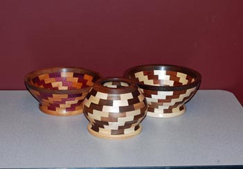 3 Segmented Turnings by Jim Kilton - 3 Segmented Turnings by Jim Kilton
