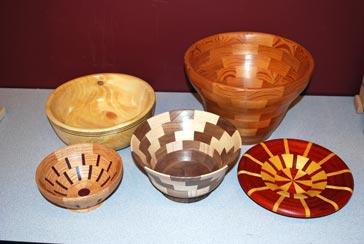 5 Bowls by Van Matthews - Various Woods 5 Bowls by Van Matthews