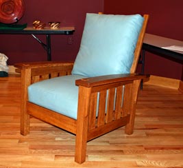 Morris Chair by Gene McCall - Quartersawn Oak Morris Chair by Gene McCall