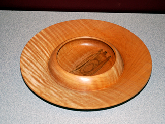 Bowl by G. Scott Kilgore - Quilted Maple Bowl by G. Scott Kilgore