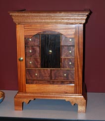 Spice Chest by Vince Dicarlo - Sapele, Wenge, Mystery Veneer Spice Chest by Vince Dicarlo