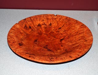 Platter by Scott Kilgore - Cherry Burl Platter by Scott Kilgore