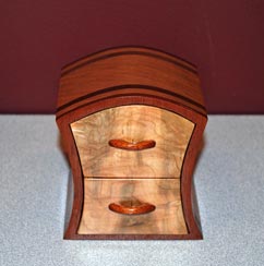 Small Band Saw Box by John Arnold - Sapele, Mahogany, Mystery Wood Small Band Saw Box by John Arnold