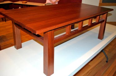 Coffee Table by Dan Polstra - Sapele Coffee Table by Dan Polstra