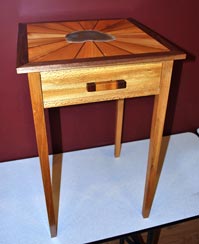 End Table by John Arnold - Sycamore & Walnut End Table by John Arnold