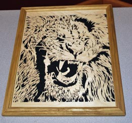 Lion Roar by Gary Morris - Baltic Birch Lion Roar by Gary Morris