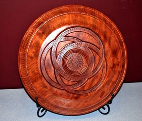 Platter by Jim Kilton - Sapele Platter by Jim Kilton
