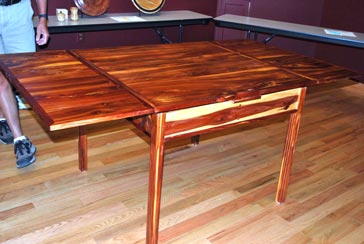 Pub Table by Keith Steveneson - Cedar Pub Table by Keith Steveneson