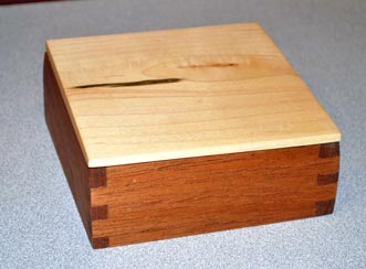 Small Box by Chris Colvin - Spanish Cedar & Maple Leftovers Small Box by Chris Colvin