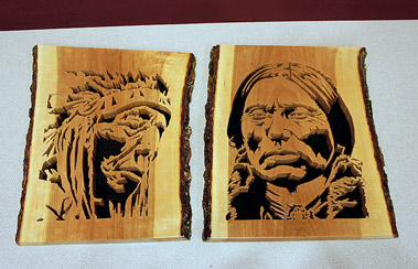 Native Americans by Gary Morris - Cherry Native Americans by Gary Morris