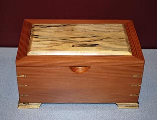 Redwood Box by John Arnold - Redwood & Spalted Maple Redwood Box by John Arnold