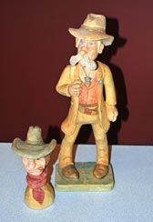 Carvings by Vince DiCarlo - Basswood and Cottonwood Carvings by Vince DiCarlo