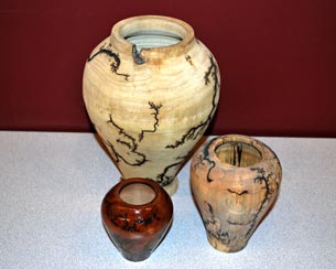Vases by Jim Kilton - Maple Vases by Jim Kilton